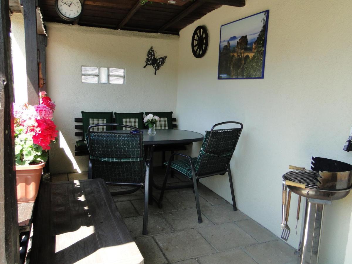 Haus Angermann Apartment Struppen ภายนอก รูปภาพ