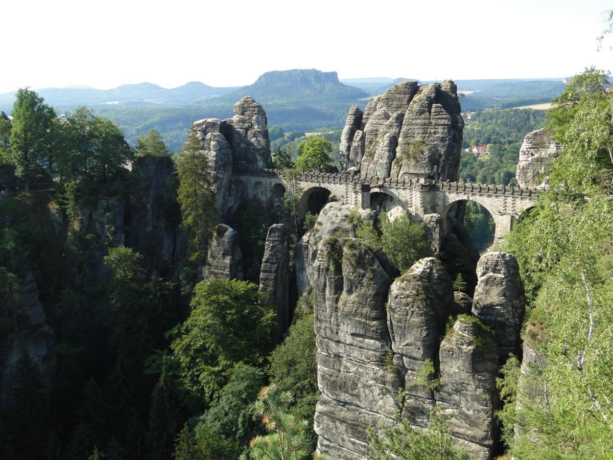 Haus Angermann Apartment Struppen ภายนอก รูปภาพ